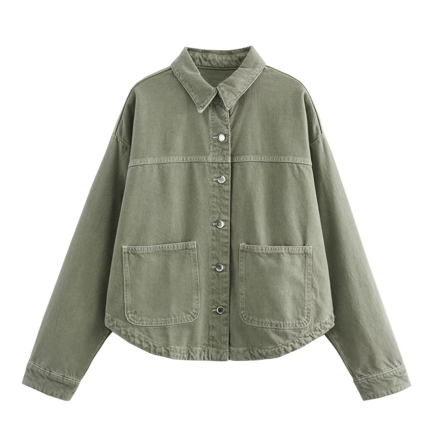 Button-Front Overshirt