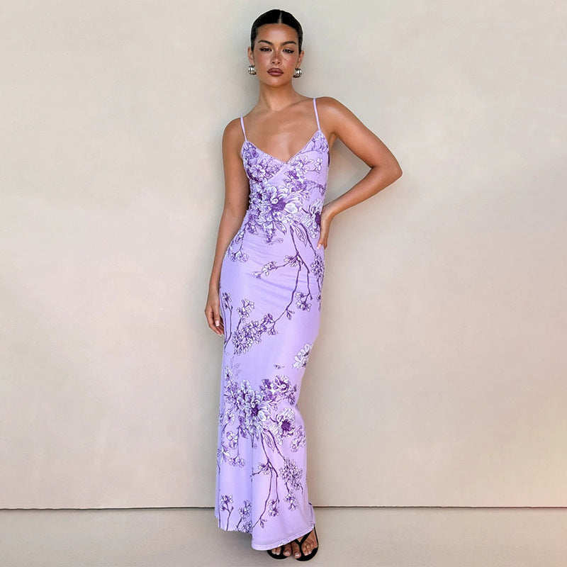 The Sariah Floral Maxi Dress