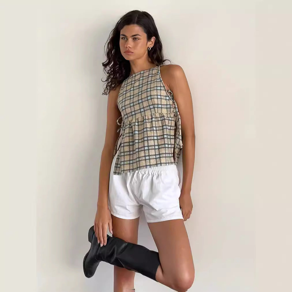 The Lila Knotted Hem Top