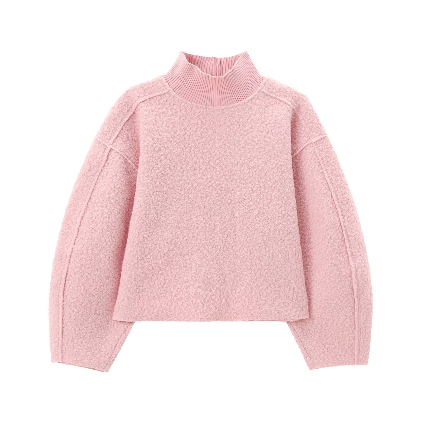 The Textured Mock Neck Sweater