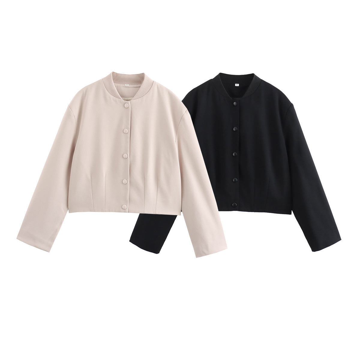 The Button-Front Cropped Jacket