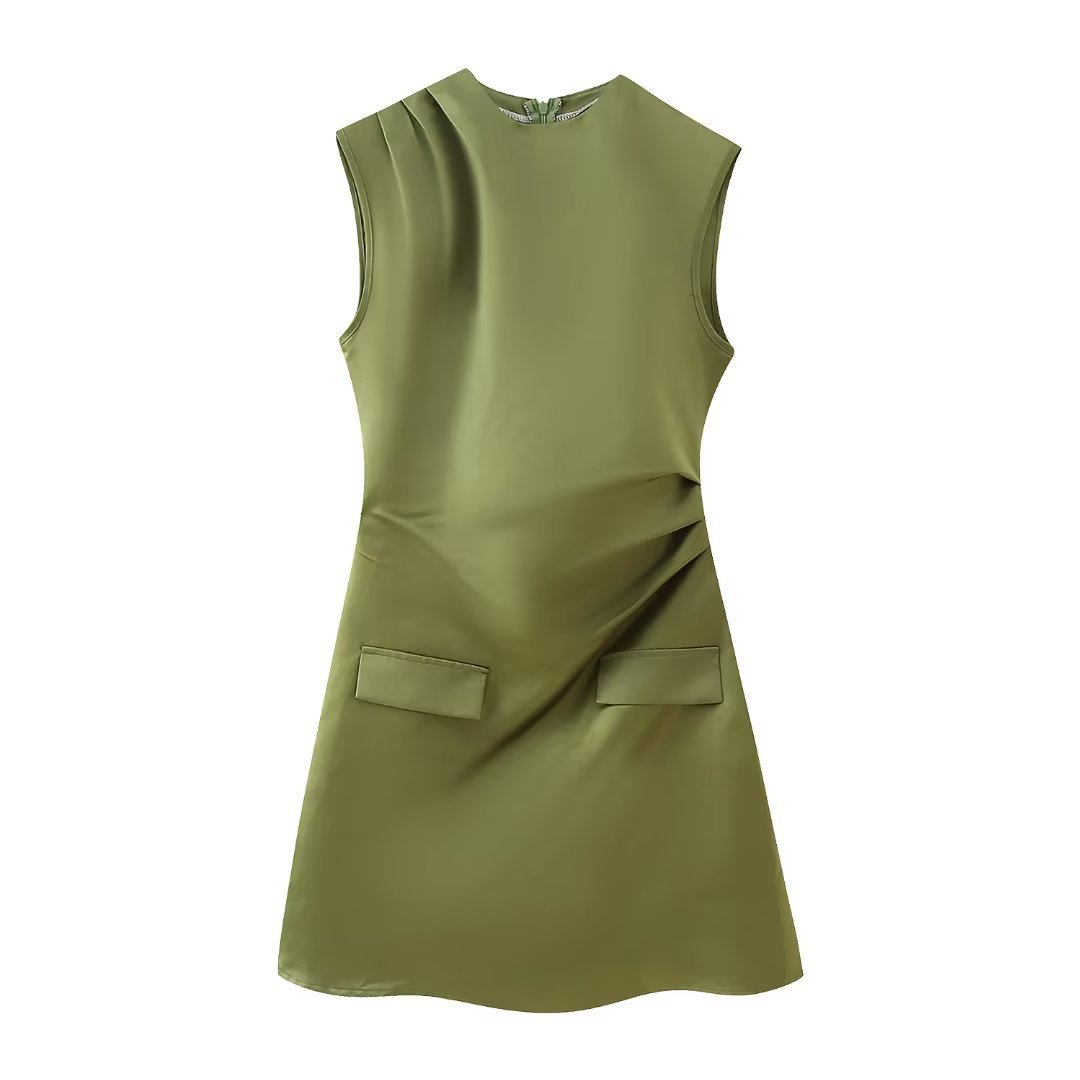 The Olive Structured Mini Dress