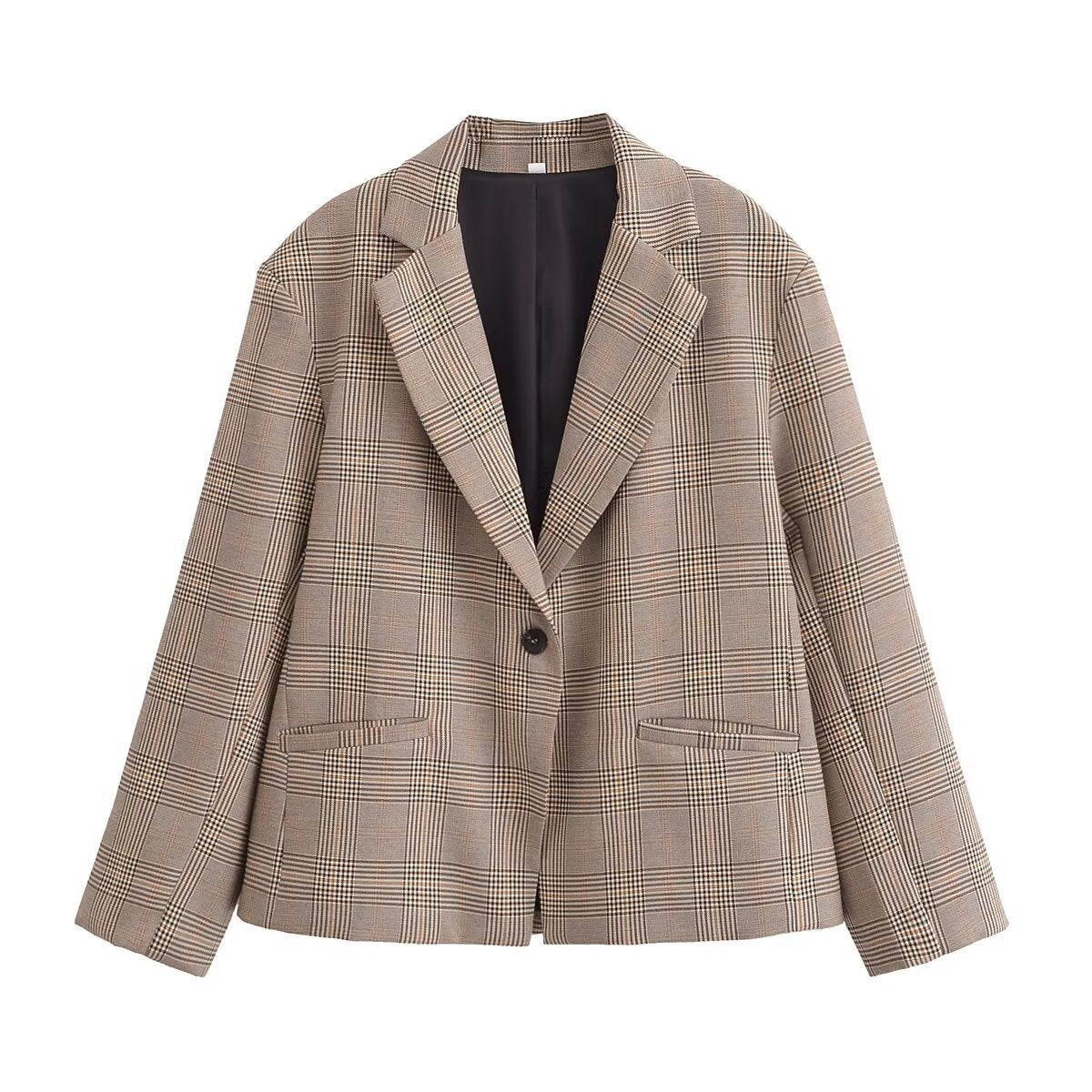 The Checked Blazer & Mini Skirt Set
