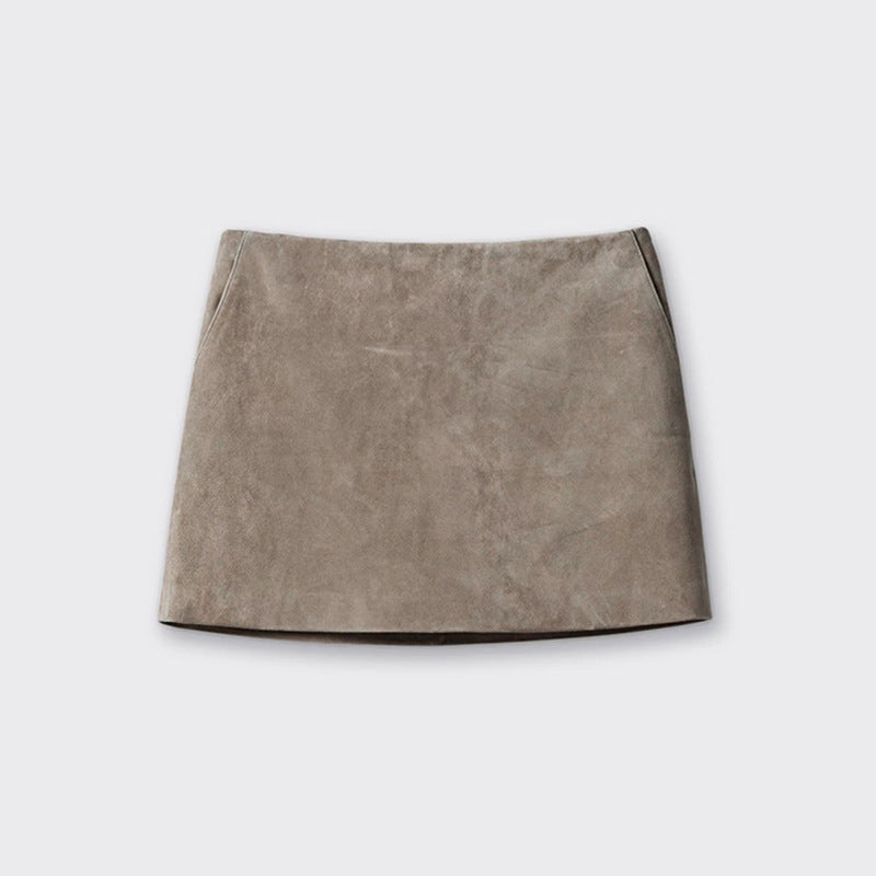 The Suede Mini Skirt
