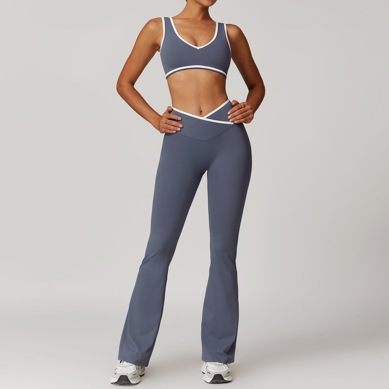 Flare Leg Pant & Sports Bra Set