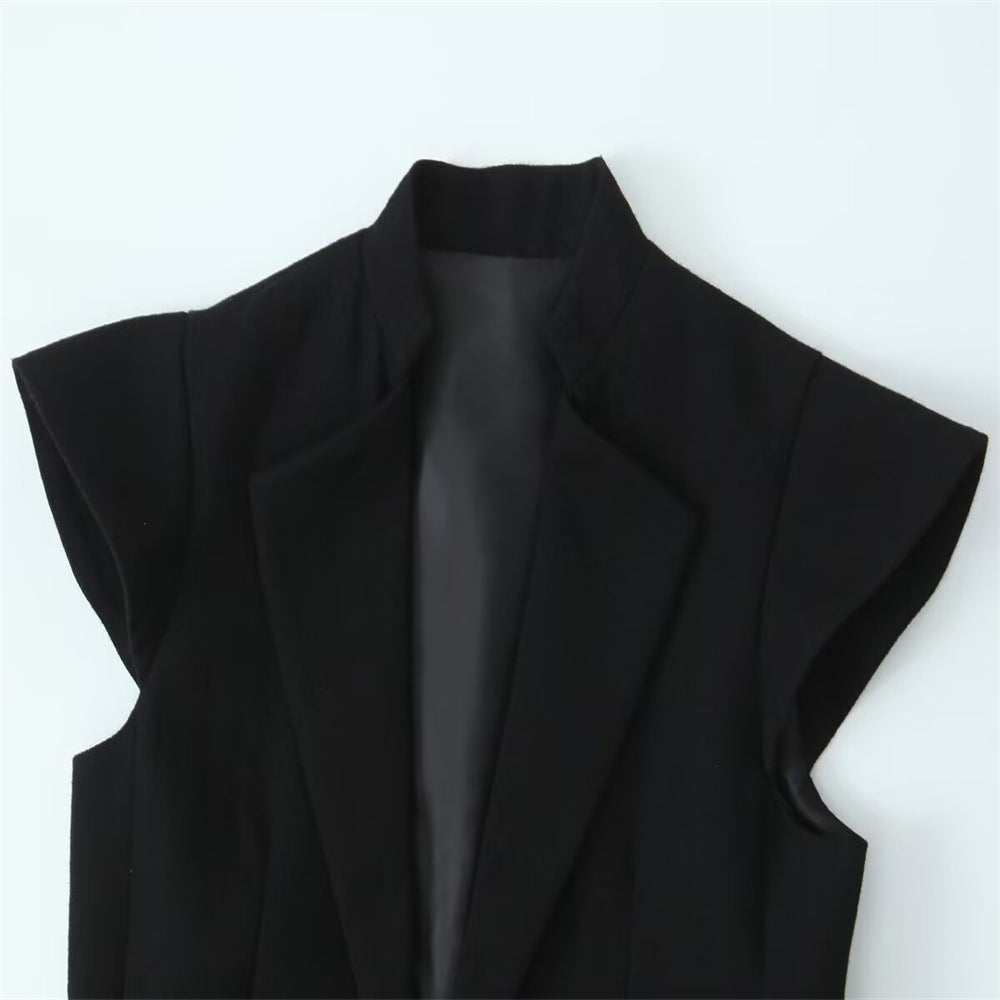 Sleeveless Blazer Dress