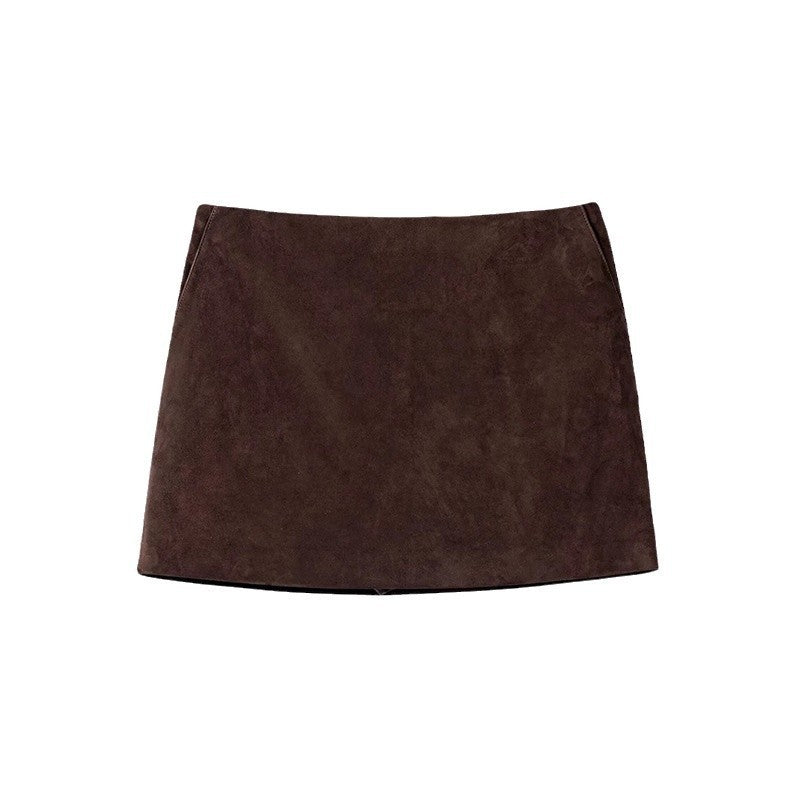 The Suede Mini Skirt