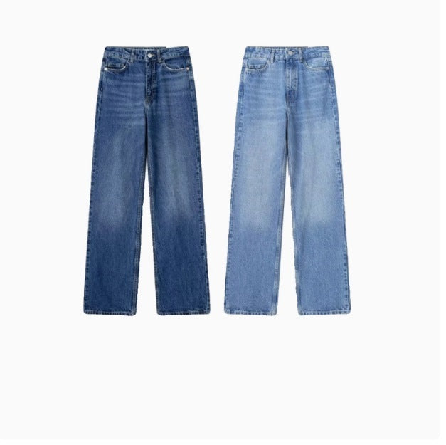 The Classic High-Waist Straight Jeans
