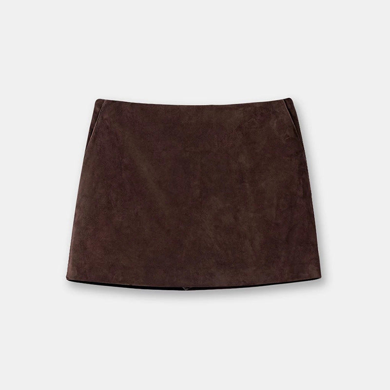 The Suede Mini Skirt