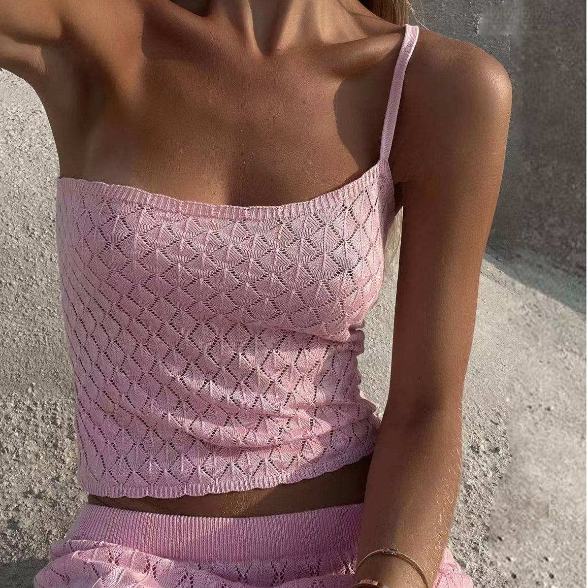 The Siena Pointelle Knit Set