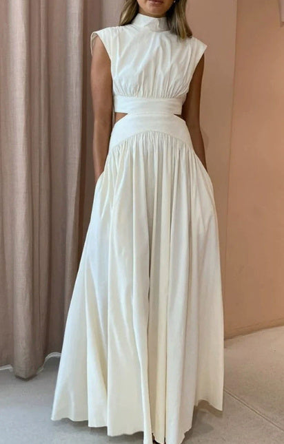 The Noelle High-Neck Cutout Maxi Dress