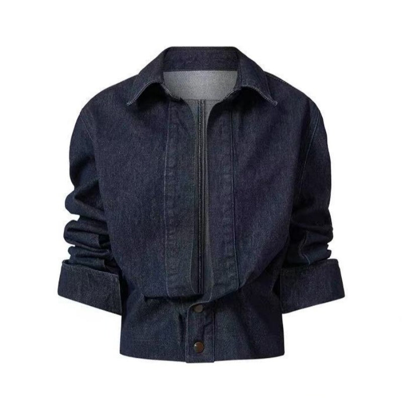 The Dark-Wash Denim Top