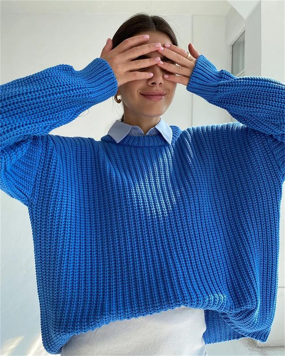 The Maris Oversized Knit Sweater
