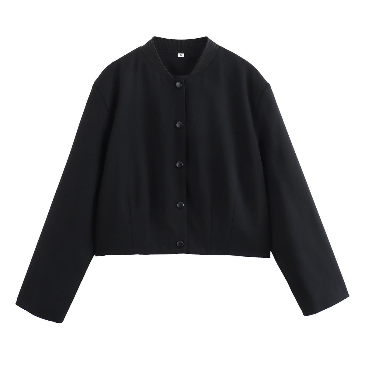 The Button-Front Cropped Jacket