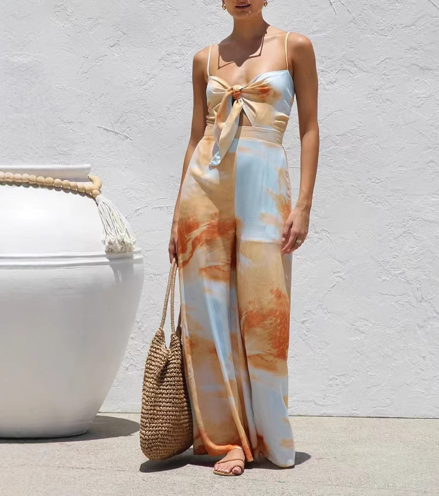 The Elira Watercolor Jumpsuit