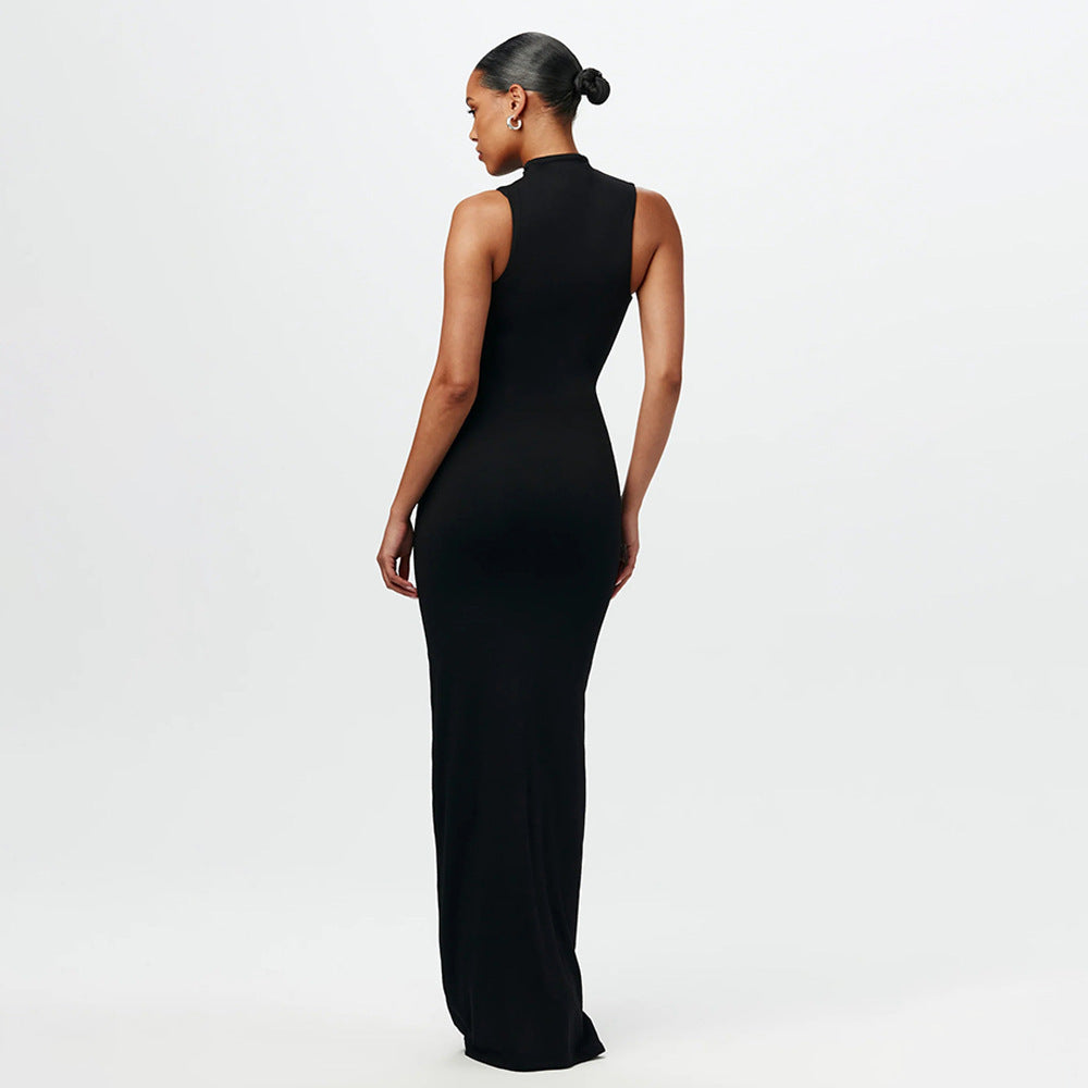 The Selene Sculpted Knot Maxi Dress