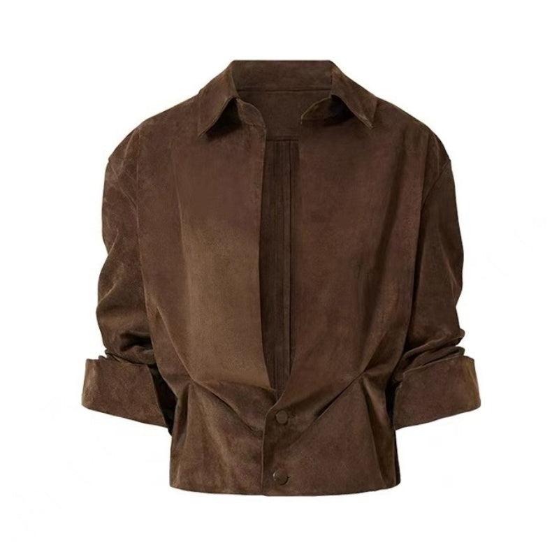 The Dark-Wash Denim Top