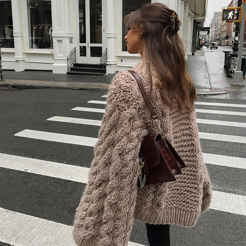 The Elodie Chunky Cable Knit Sweater
