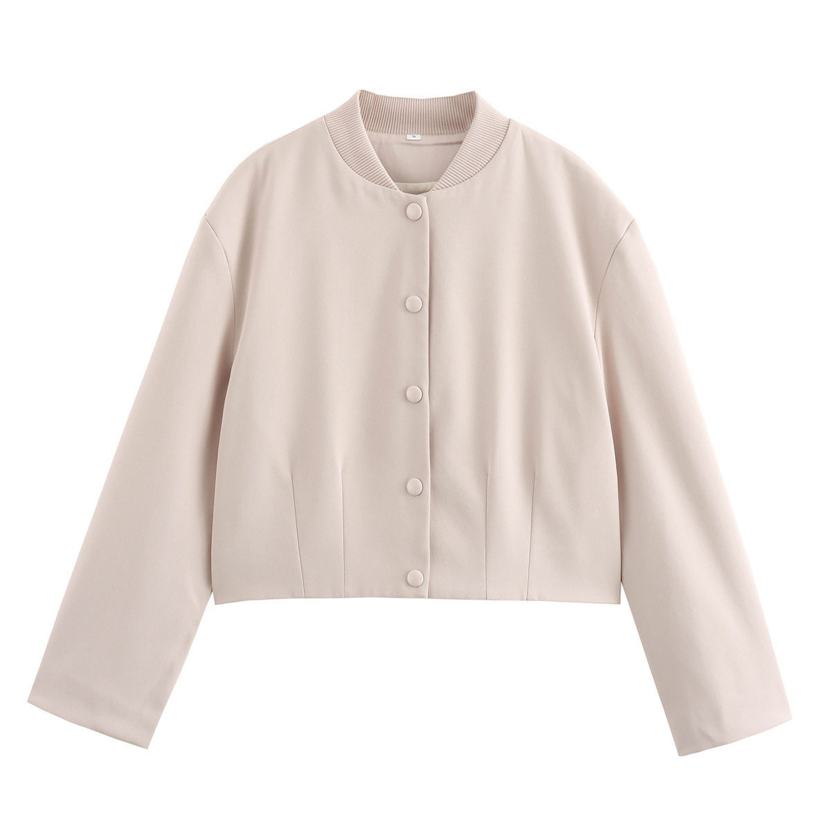 The Button-Front Cropped Jacket