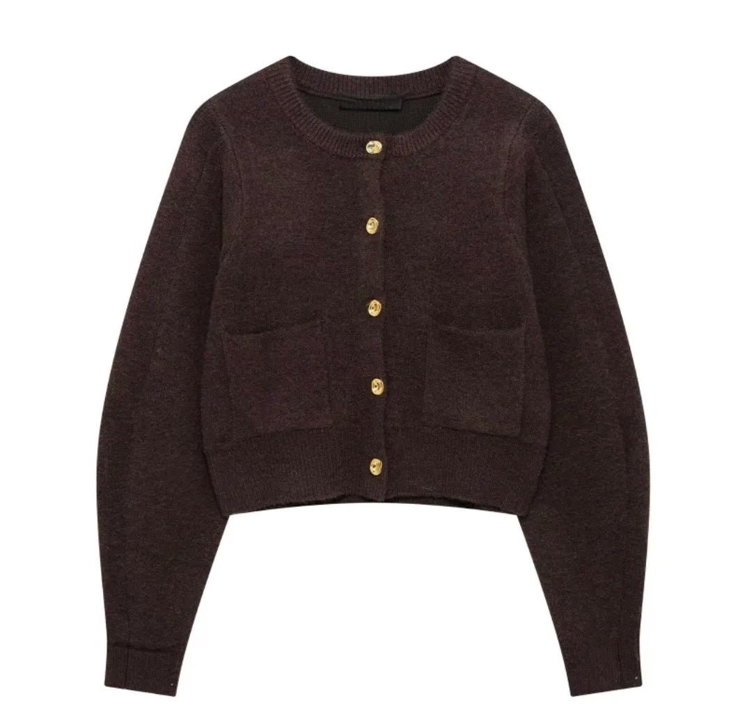 The Knit Cardigan Skirt Set