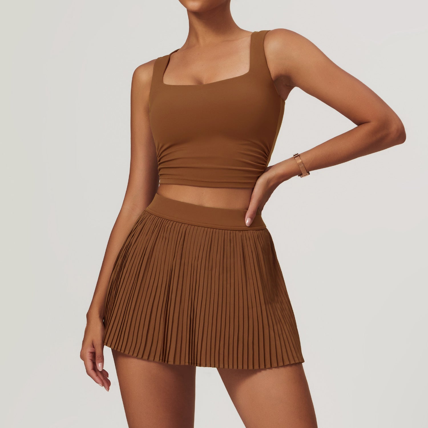 Pleated Skirt set