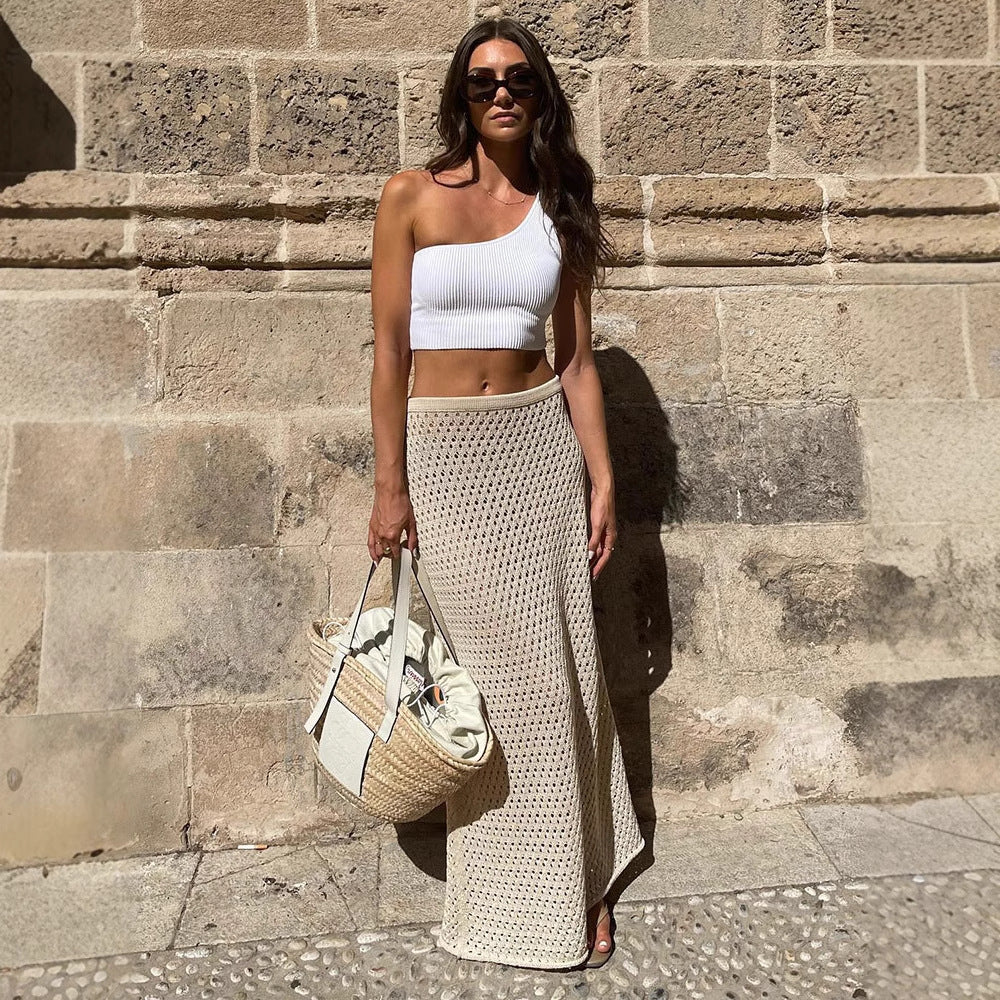 The Mariella Crochet Maxi Skirt