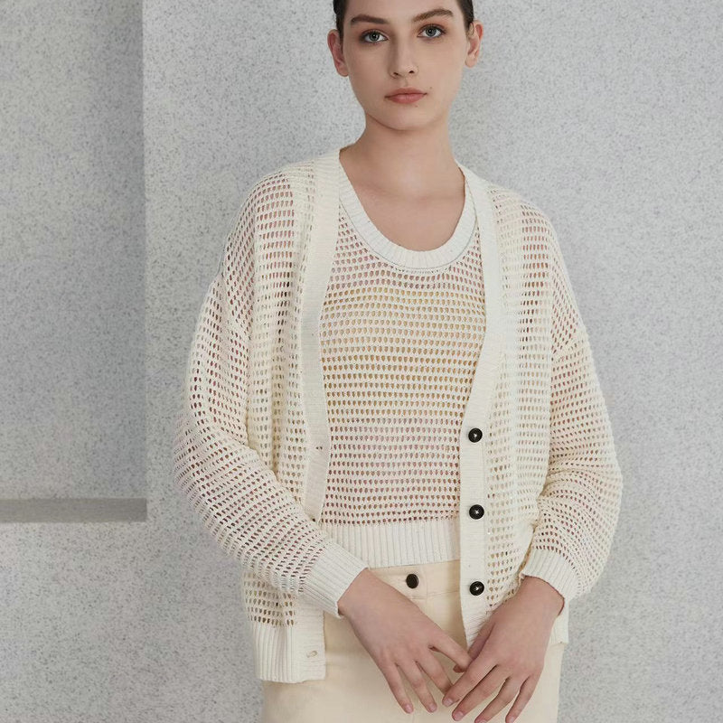 The Liora Knit Cardigan Set