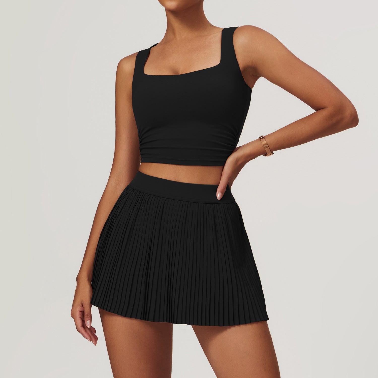 Pleated Skirt set