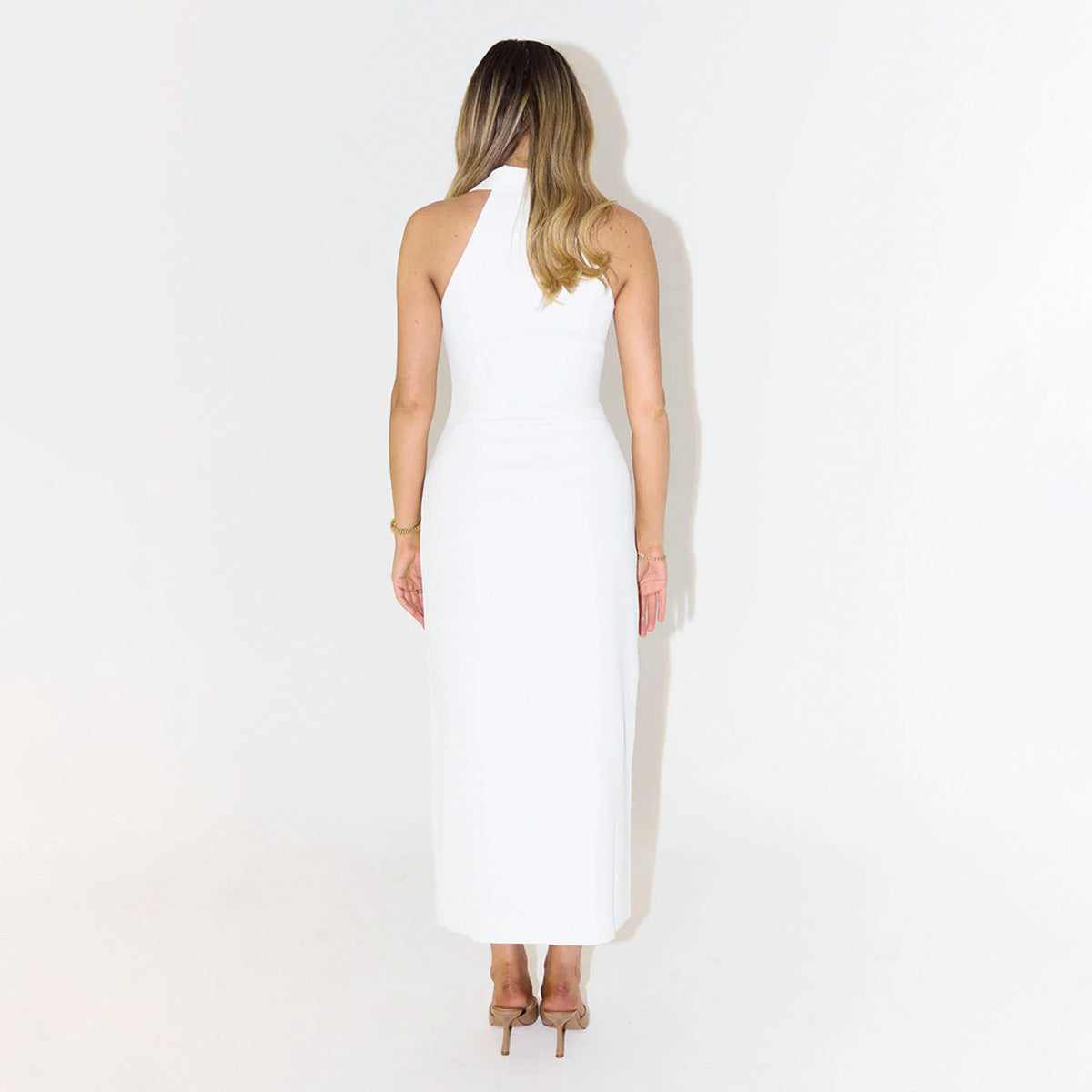 The Milan Collared Zip Dres