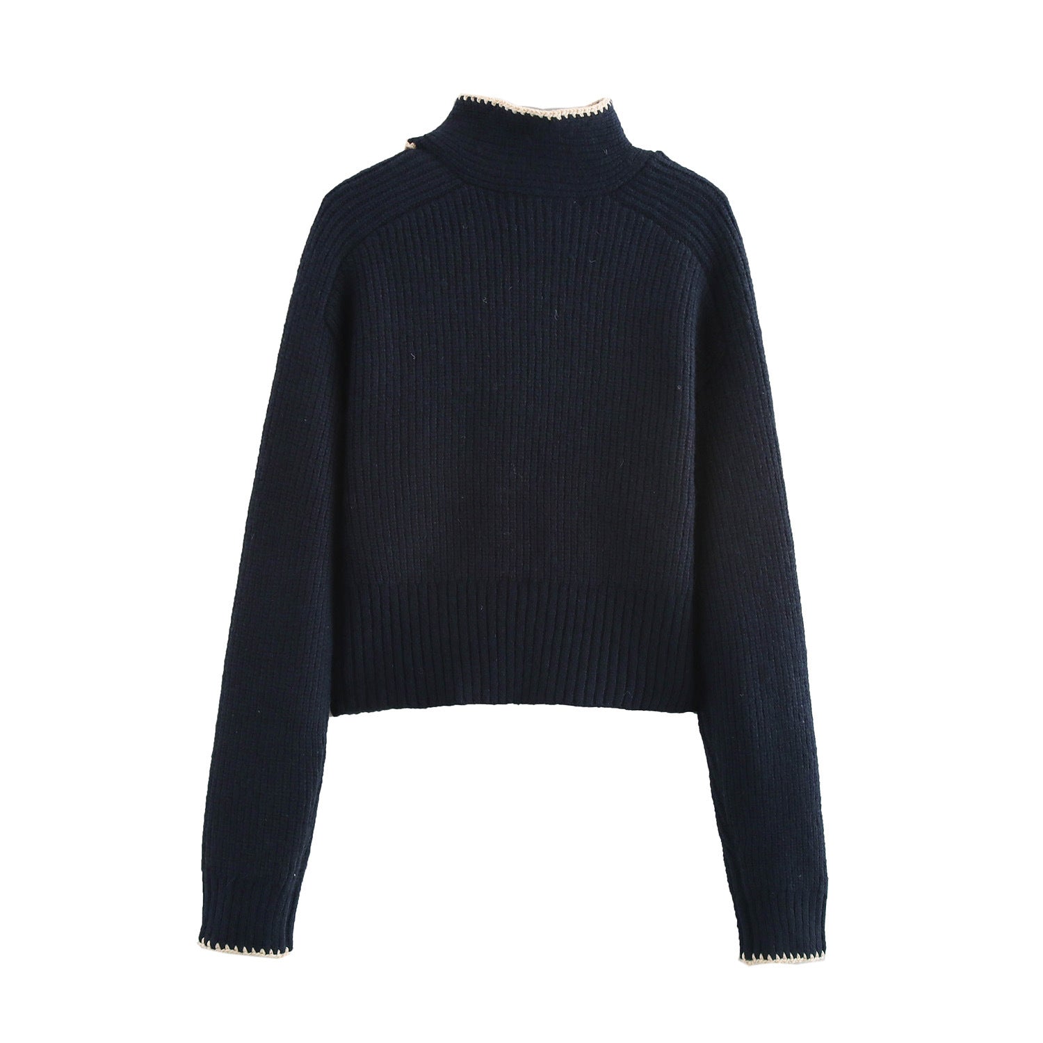 The Modern Scarf-Detail Sweater