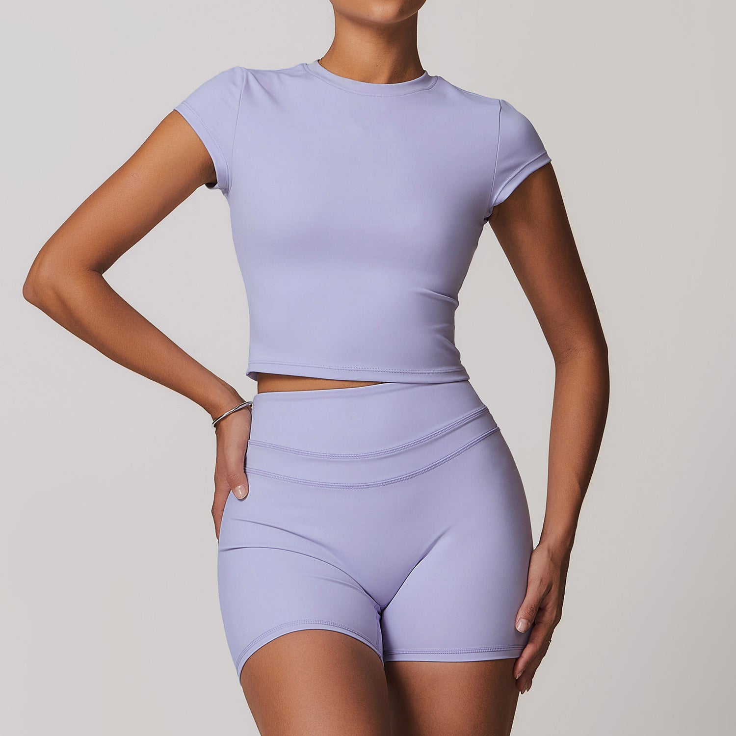 Short Sleeved Yoga Short Set