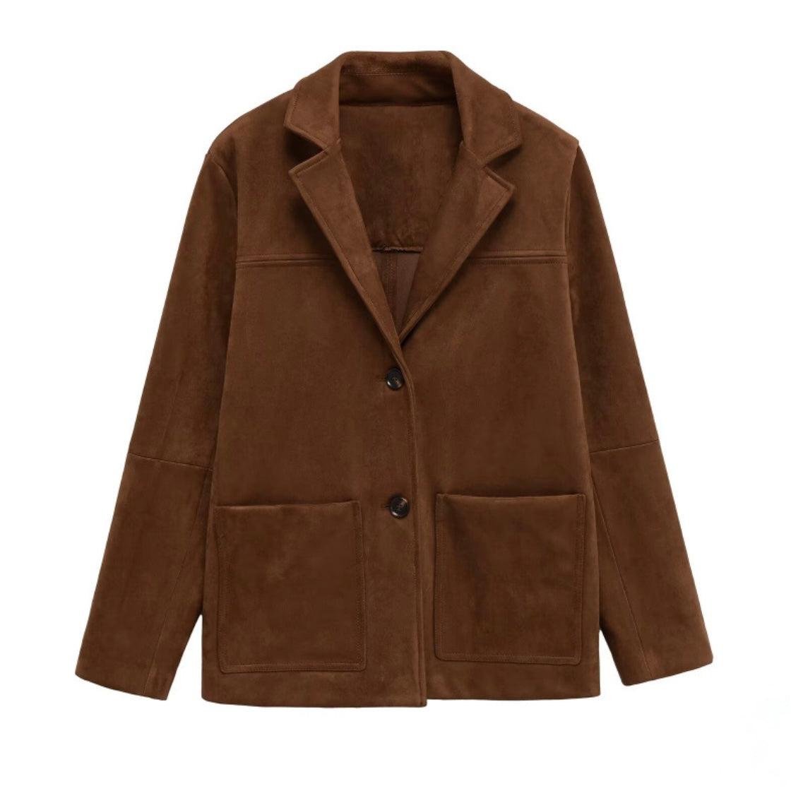 The Suede Oversized Blazer