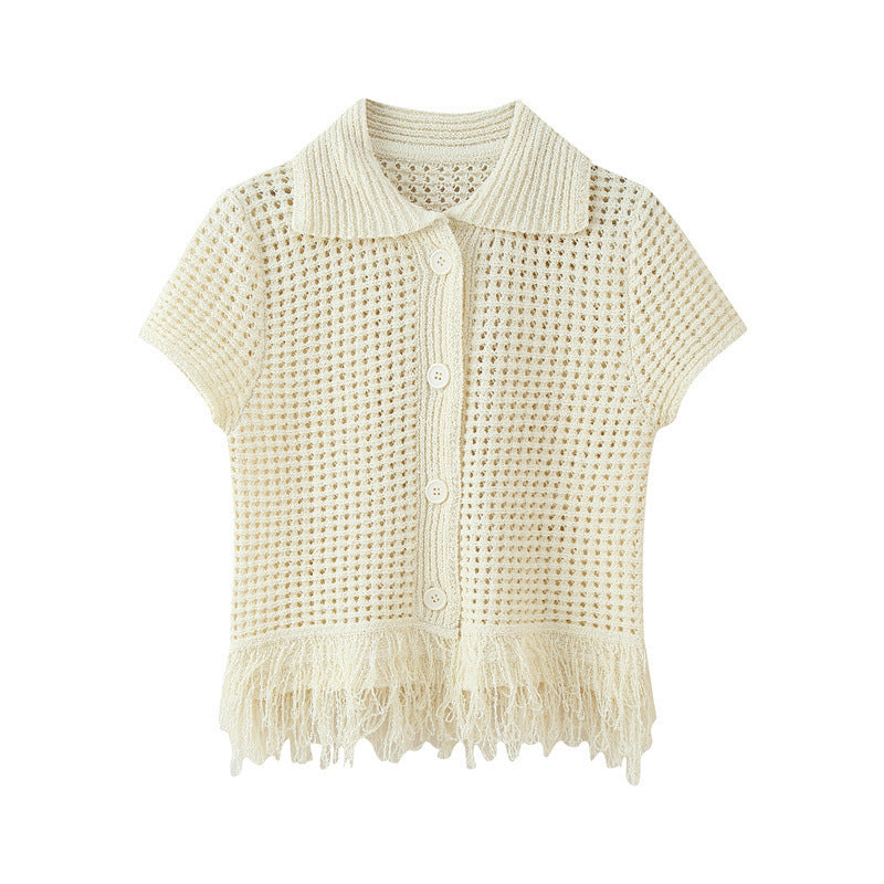 The Valencia Fringe Knit Skirt set