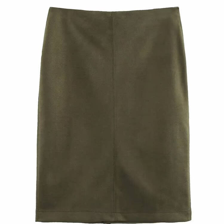 The Alura Suede Skirt