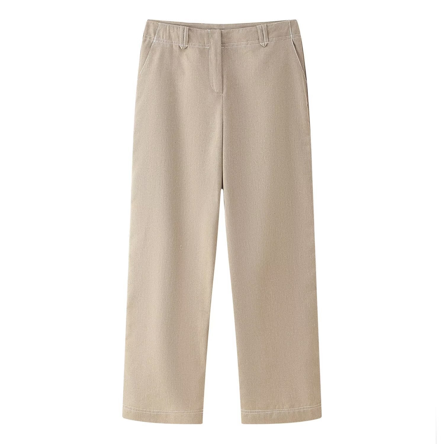 Zip-Front Jacket and Pants Set