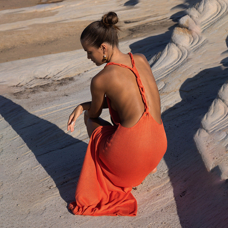 The Riva Knitted Beach  Dress