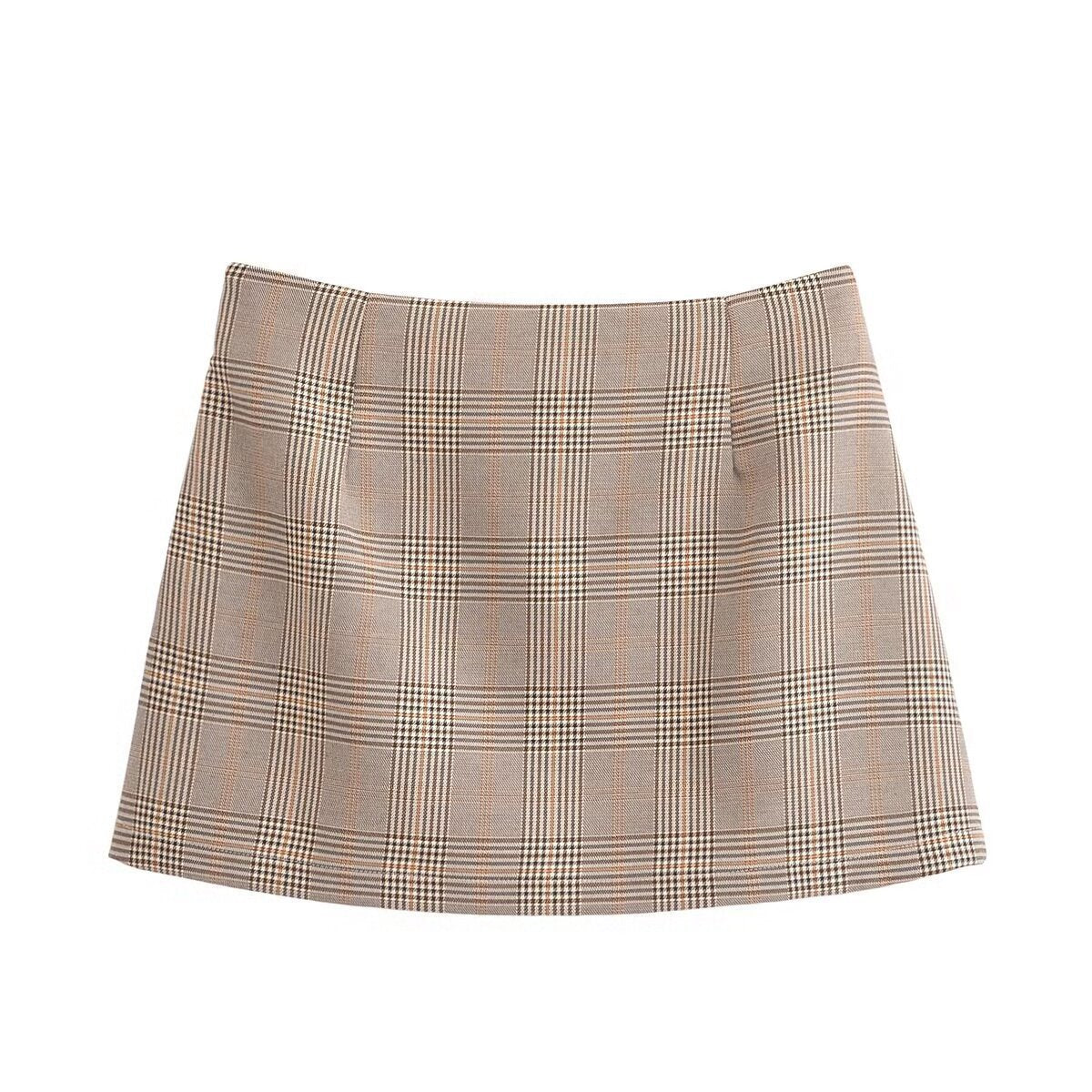 The Checked Blazer & Mini Skirt Set