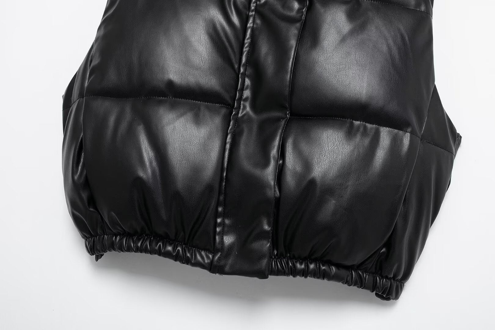 Cropped Puffer Vest
