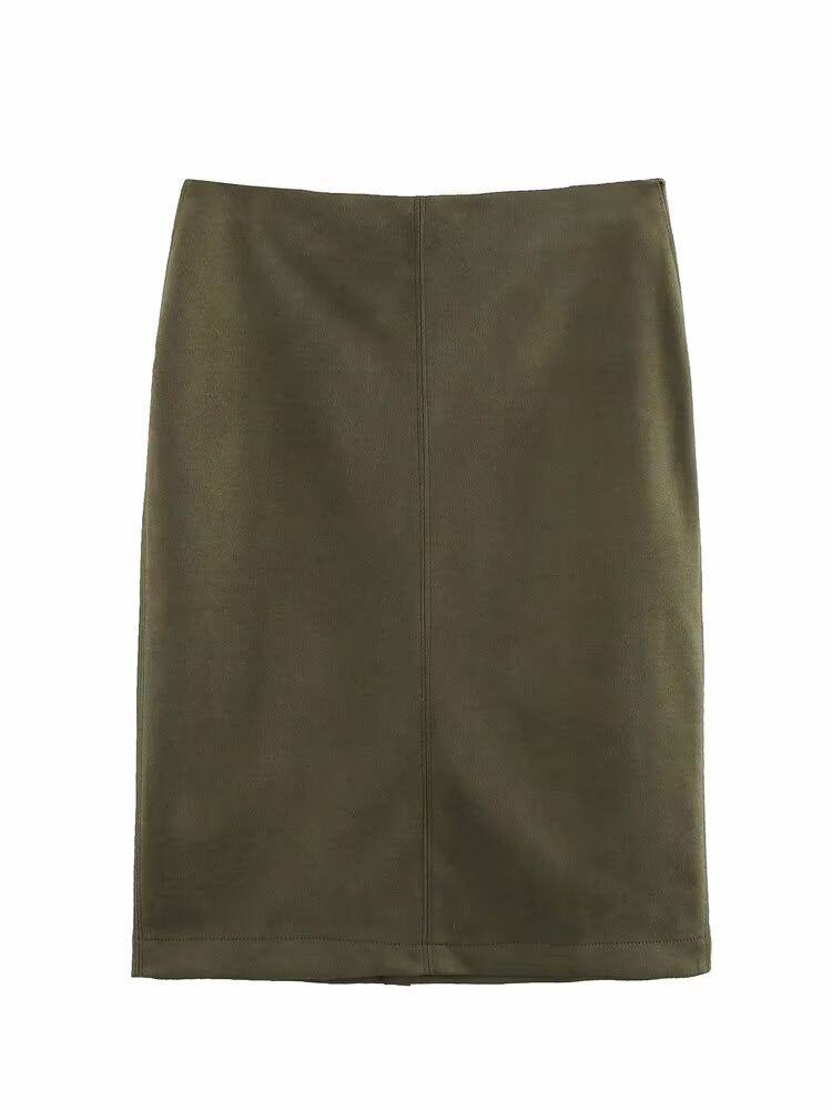 The Alura Suede Skirt