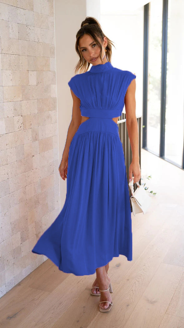 The Noelle High-Neck Cutout Maxi Dress