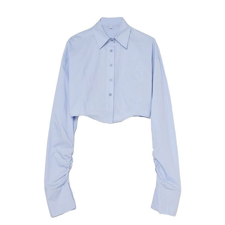 The Cropped Button Bolero Shirt